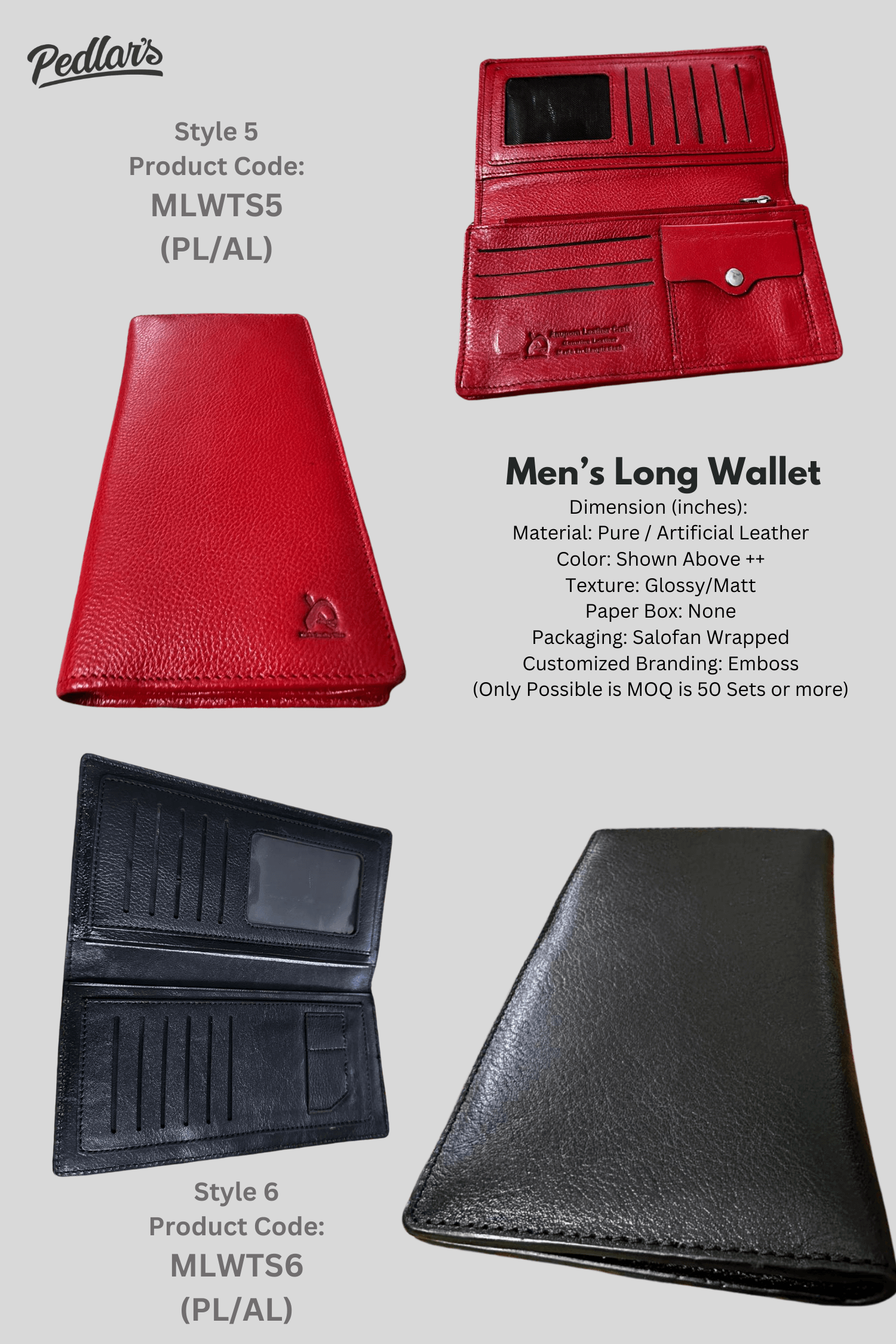 Men's Long Wallet